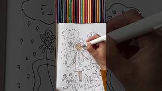 Coloring a little Fairy in my “Fairy Garden Flowers” Coloring Book #coloring #art #relaxingmusic