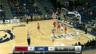 UNC Women's Basketball Recap: vs. Eastern Washington 2/12/19