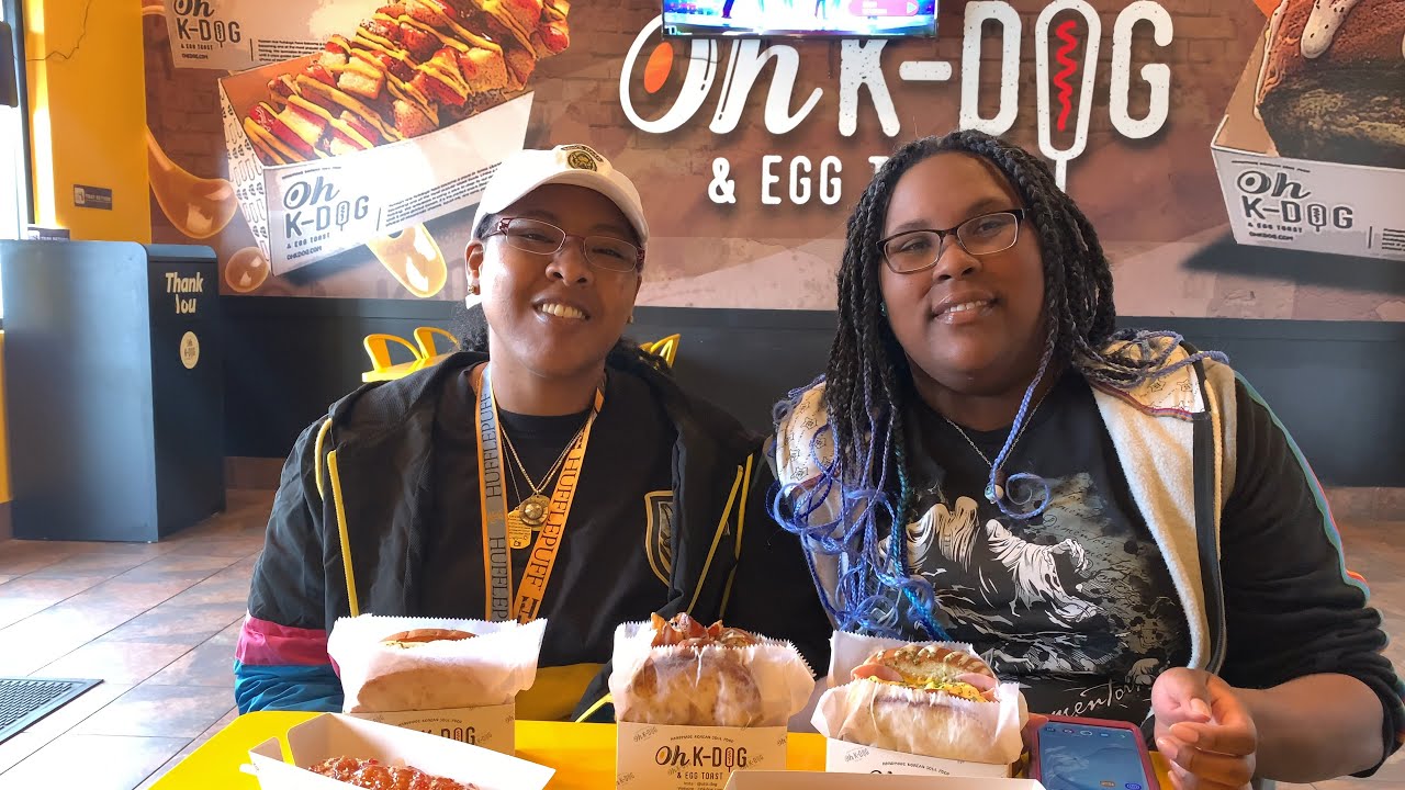 Oh K Dog and Egg Toast Vlog Korean Street Food YouTube