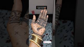 Easy Simple Mehndi Design 🌿 | Beautiful Henna Design for Beginners | #shorts