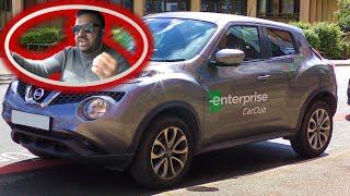 I Paid £8.45 For This 2019 Nissan Juke: Enterprise Car Club: How Does It Work Rent Any Car 24/7!!