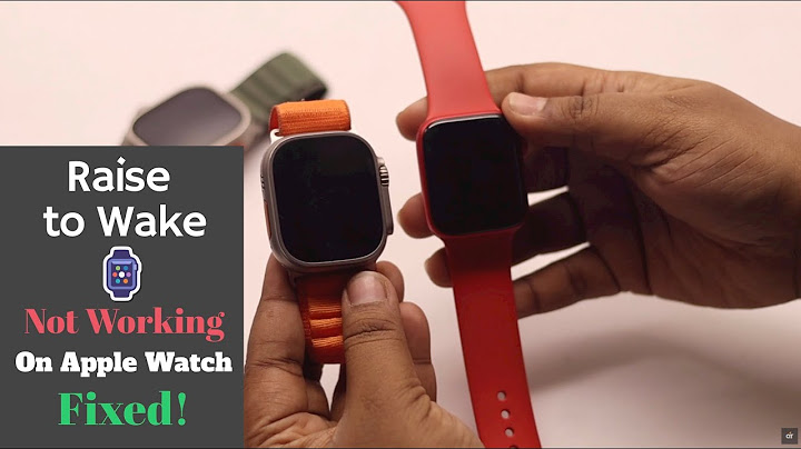 Raise To Wake Not Working Apple Watch (Fixed)