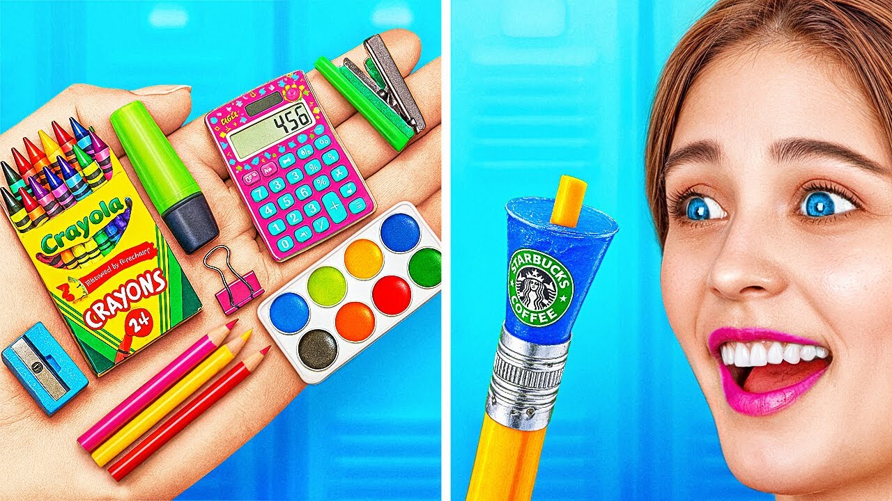 BEST DIY SCHOOL SUPPLIES | Cool Crafty Ideas and Stunning Hacks by 123 ...