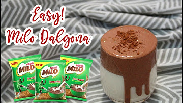 Milo Dalgona | Perfect Milo Dalgona Recipe
