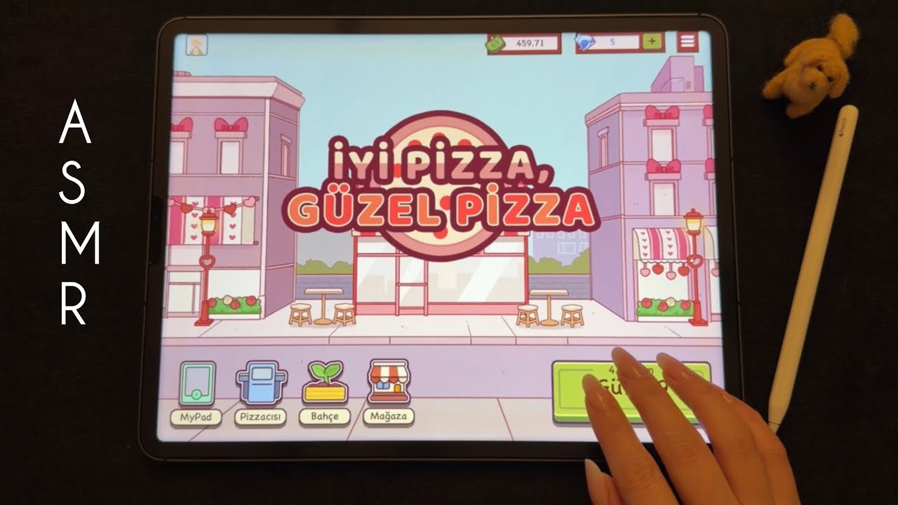 Türkçe ASMR | İyi Pizza Güzel Pizza (fısıltı, iPad ASMR) 