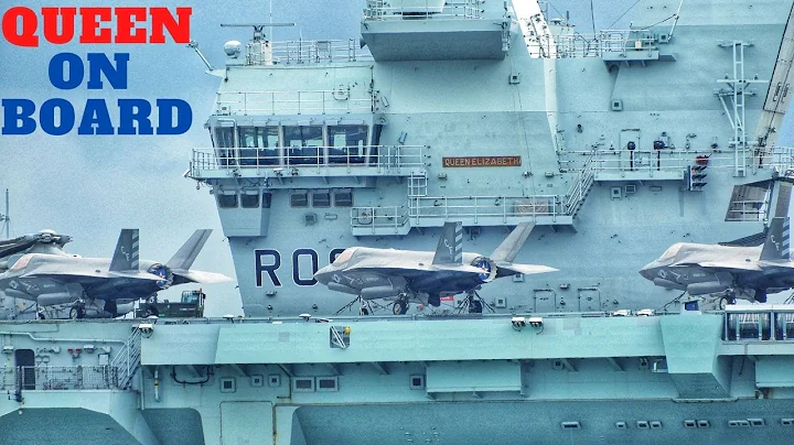 UP CLOSE! US F-35 on UK Aircraft Carrier! 4K