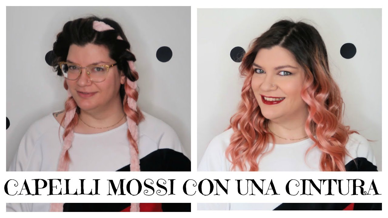 Capelli Mossi Senza L Uso Di Calore Con L Uso Della Cintura Dell Accappatoio Youtube