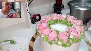 Оформление торта БЗК кремом Торт на День Рождения Танинторт