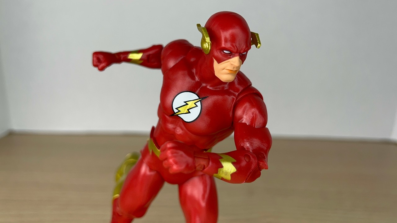 McFarlane Toys DC Multiverse JLA Wally west Flash Action Figure Review