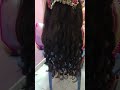 Curling hairstyle party hairstyle