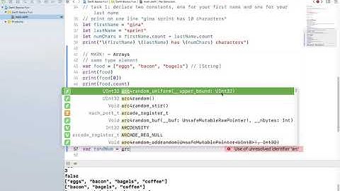 How to use Arrays, Random Numbers, Conditionals, and Loops in Swift