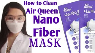 How To Clean Air Queen Nano Filter Mask Soom Lab Mask Reusable Face Mask