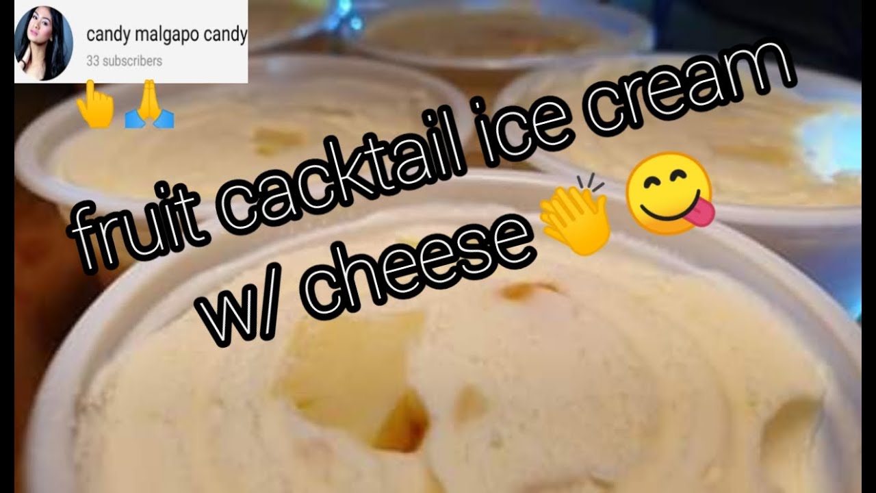 How to make Fruit cocktail icecream YouTube
