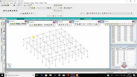 Staad Pro Tutorials Lesson 4 (CREATE FRAME USING TRANSLATION REPEAT METHOD)