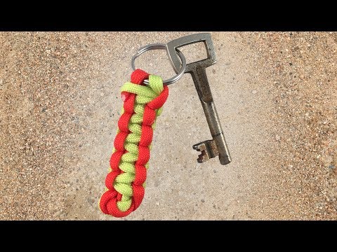 Porte clés en paracorde vert | Porte clé, Paracorde, Clé