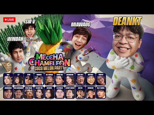BANG WINDAH, MIO'OK 22 STREAMERS LAINNYA AKAN MENJADI PICASSO DI MECCHA CHAMELEON