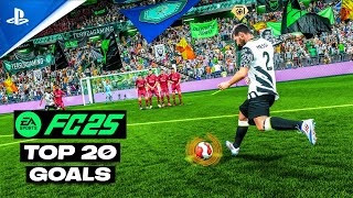 Top 20 FC 25 Goals | Stunning Finishes & Skills | PS5™ 4K UHD