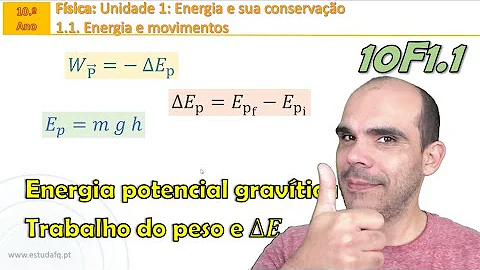 Como calcular a variação da energia potencial?