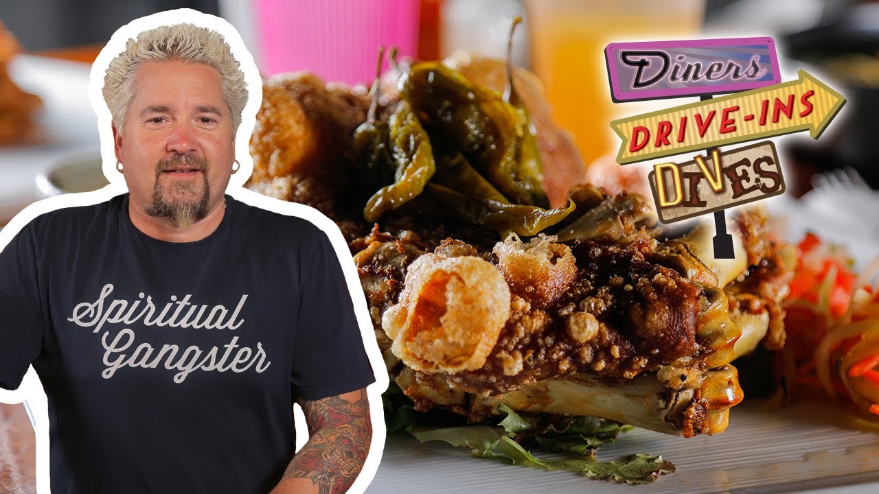 Guy Fieri Eats Crispy Pata | Diners, Drive-Ins and Dives | Food Network