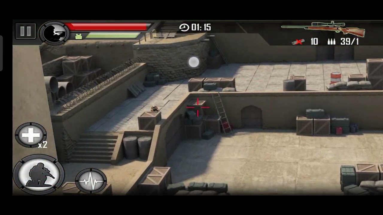 Modern sniper game play