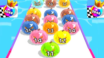 Marble Run | Noob vs Pro vs Hacker in marble run 3d 2048 ball 3d video games ( android, iso )#4