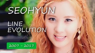 SEOHYUN (SNSD) - LINE EVOLUTION [2007-2017]