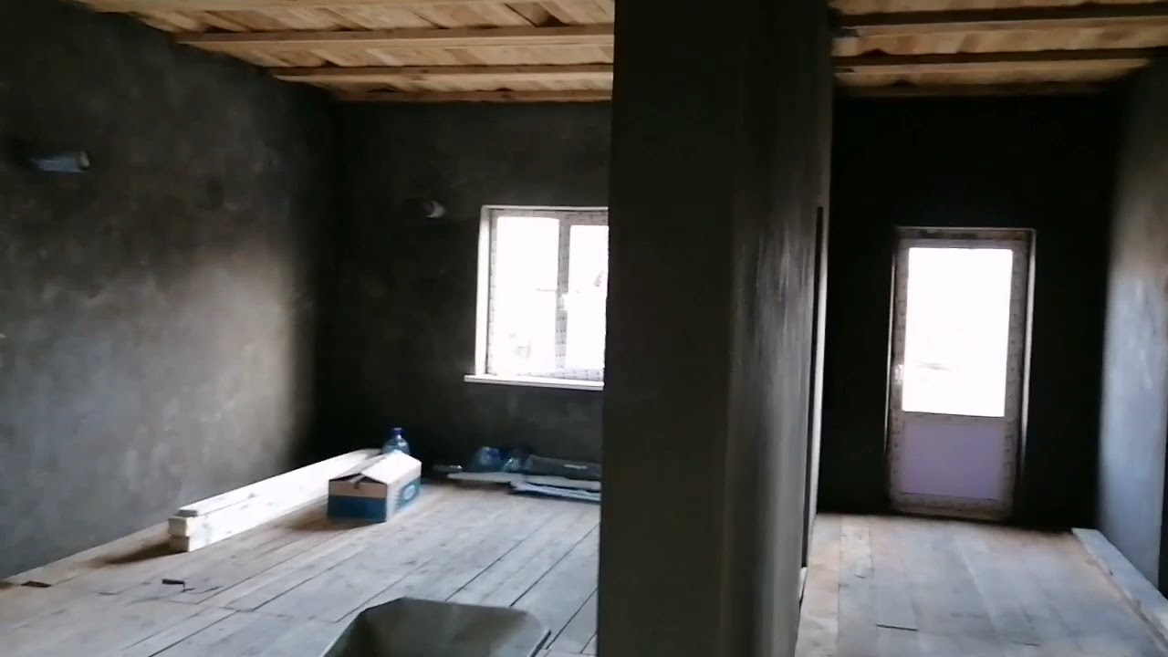 Внутренняя отделка Дома🏠из арболита. - YouTube