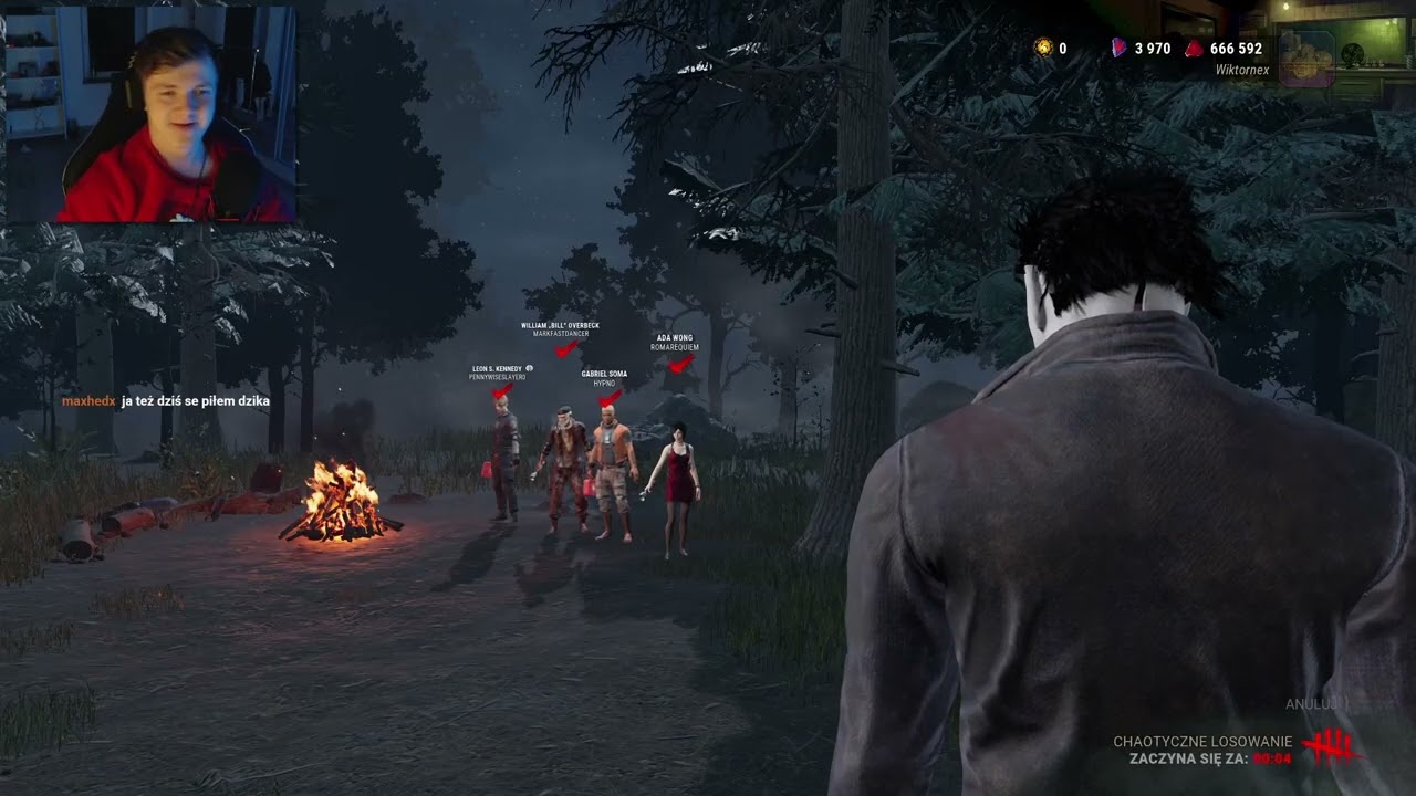 Wiktornex LIVE [13.01.2026] - Dead by Daylight, Fall Guys, Fortnite, Phasmophobia, Team Fortress 2