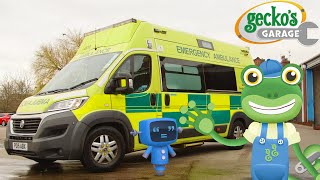 ambulance adventures with gecko geckos garage cartoons for kids toddler fun learning