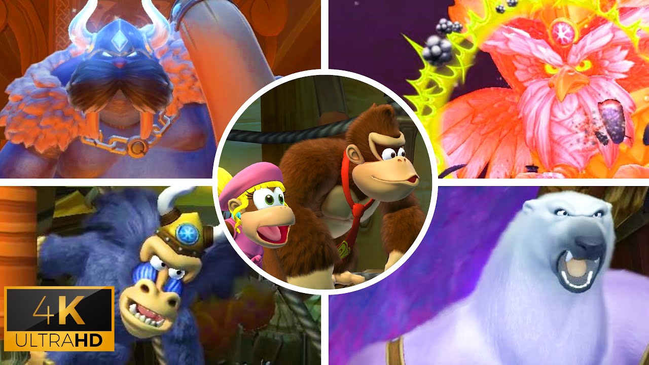 donkey kong country tropical freeze bosses