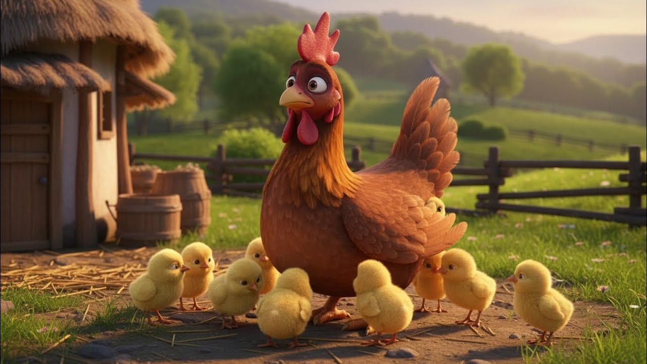 “The Rooster King and the Wise Hen”🐓