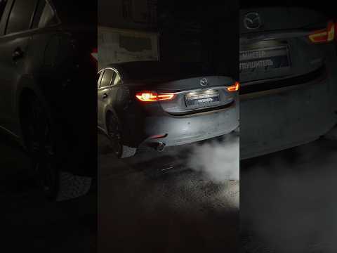ВЫХЛОП на Mazda 6 2.0 #shorts #mazda
