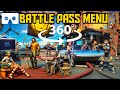 360° *New* Battle Pass Menu | Off Camera Secrets | Fortnite Chapter 2 Season 3 in VR |  Lobby Music