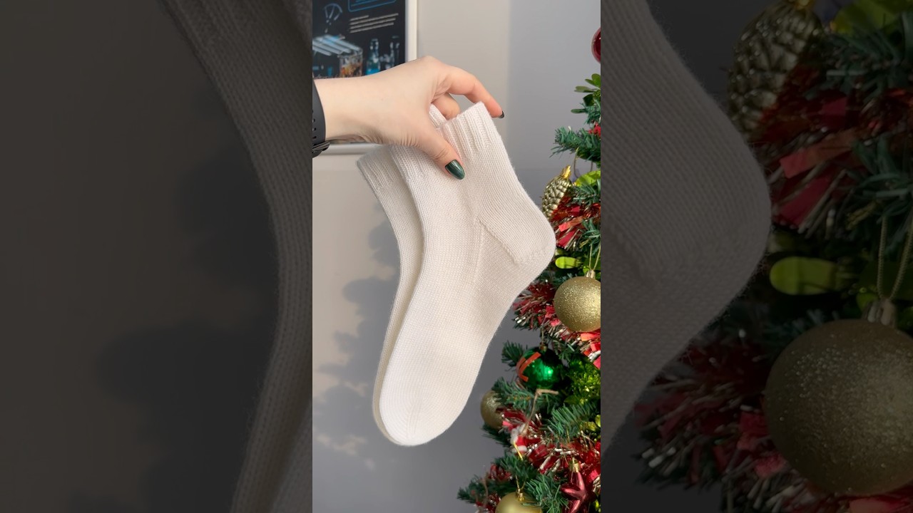 Шерстяные белые носки🧦 