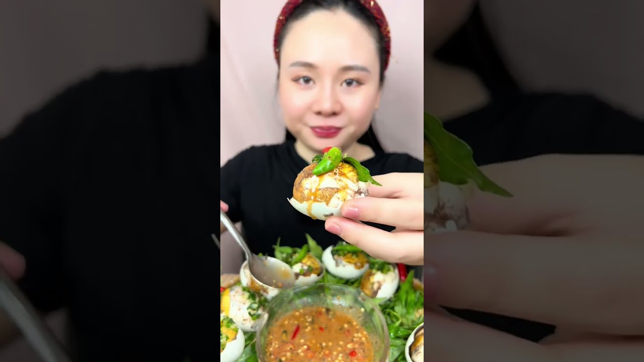 Mời mọi người Mukbang Trứng Vịt Lộn Hấp Nước Dừa, Trứng Gà Lộn Hấp với em nghen