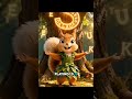 Play the Drum with Nutty! 🐿️🥁 Learn #anime #music #kids Letter D #Shorts #alphabet #foryou