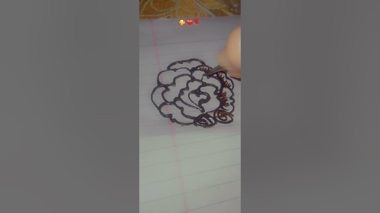 how-to-shade-a-flower-with-mehndi-for-basic-learners-shorts-youtube