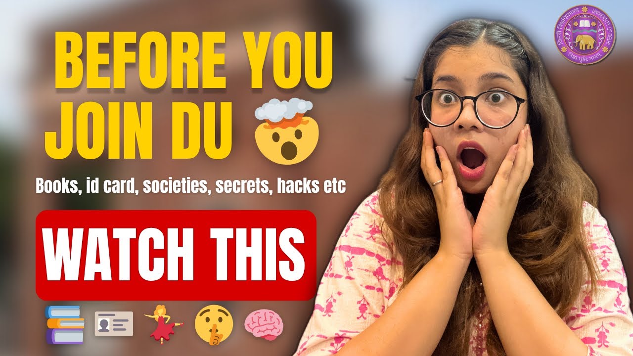 Top DU Questions Answered🔥| DU Admission, ID Card, Societies 2025 😱| 