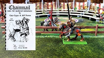Tabletop Jousting Using the Chainmail Rules for Medieval Miniatures by Jeff Perren and Gary Gygax