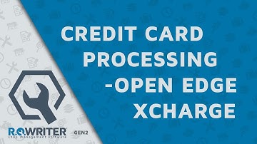 R.O. Writer with Open Edge XCharge