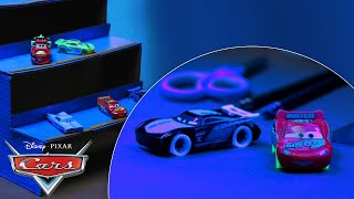 How to Make Lightning McQueen's Glowing Race Track | Crafts for Kids | Pixar Cars