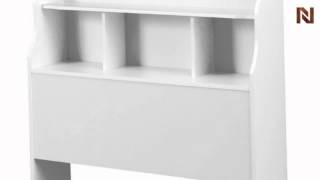 How to get Nexera Dixie Twin Size Bookcase Headboard 313803 at http://nationalfurnituresupply.com/nexera-dixie-twin-size-