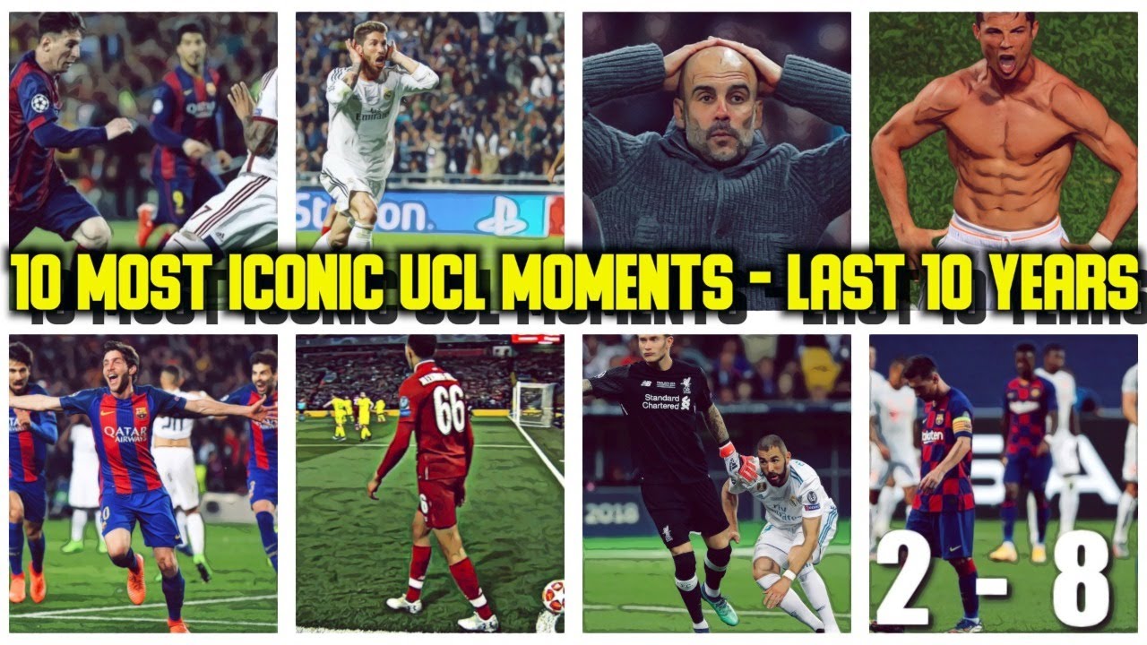 CHAMPIONS LEAGUE 10 MOST ICONIC MOMENTS | SUNDAY FOOTBALL HANGOUT - YouTube