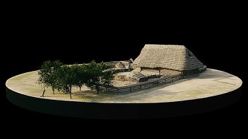 Idealistic virtual reconstruction of house no. 5 - Pfaffenshlag