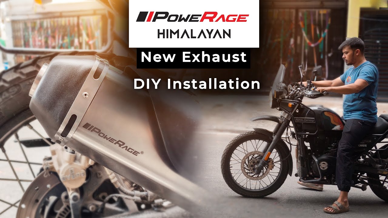 DIY Himalayan Exhaust Upgrade: Installing PoweRage Exhaust | Step-by-Step Guide