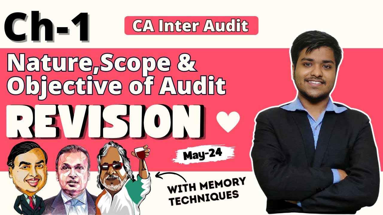 Ch 1 | Nature, Objective and Scope of Audit | CA Inter | Revision ...