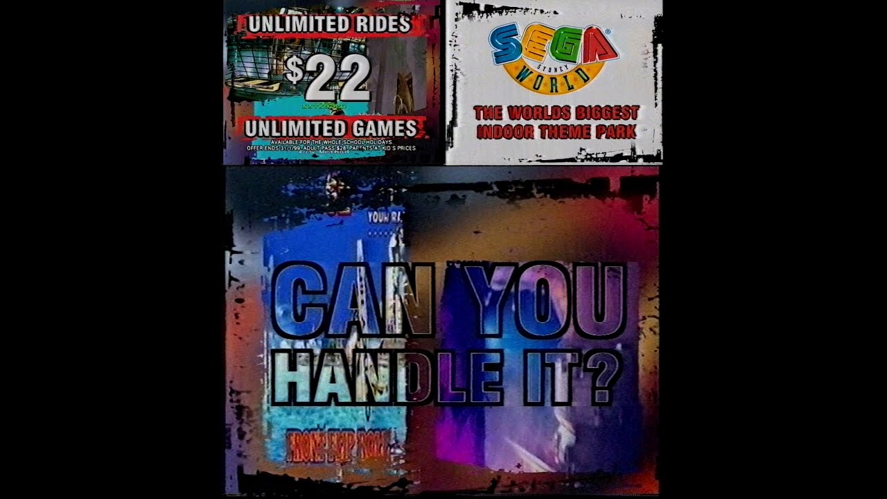 Sega World Sydney - 30 Second Ad (December 1998)