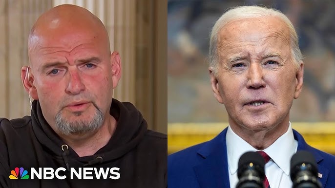 Fetterman Says He Disagrees With Biden On Israel But Backs His 2024 Campaign