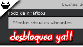 #datwinxd 🌮👽🍸POR que NO puedo ACTIVAR los VIBRANT VISUALS en Minecraft??👽👌