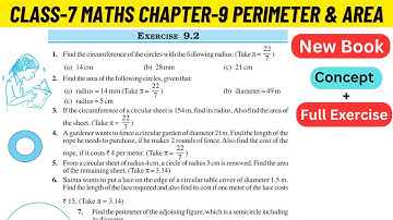 Class 7 Maths Chapter 9 Perimeter and Area NCERT Exercise 9.2 Full Solved #class7maths